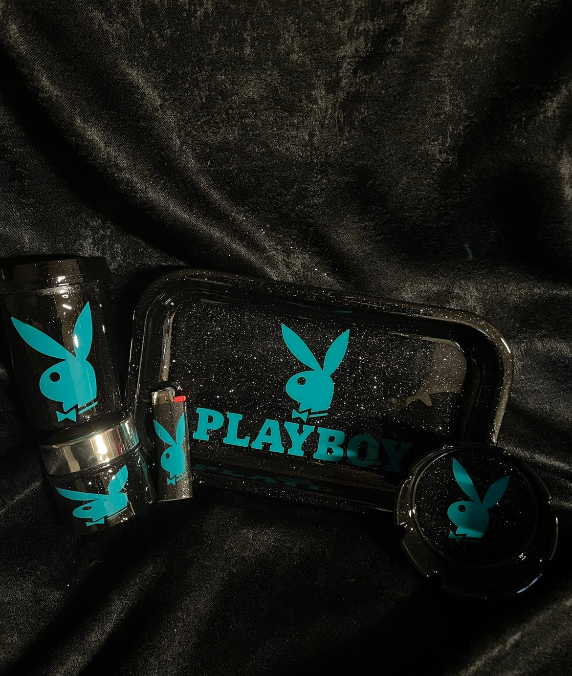 PlayBoy Rolling Tray Set