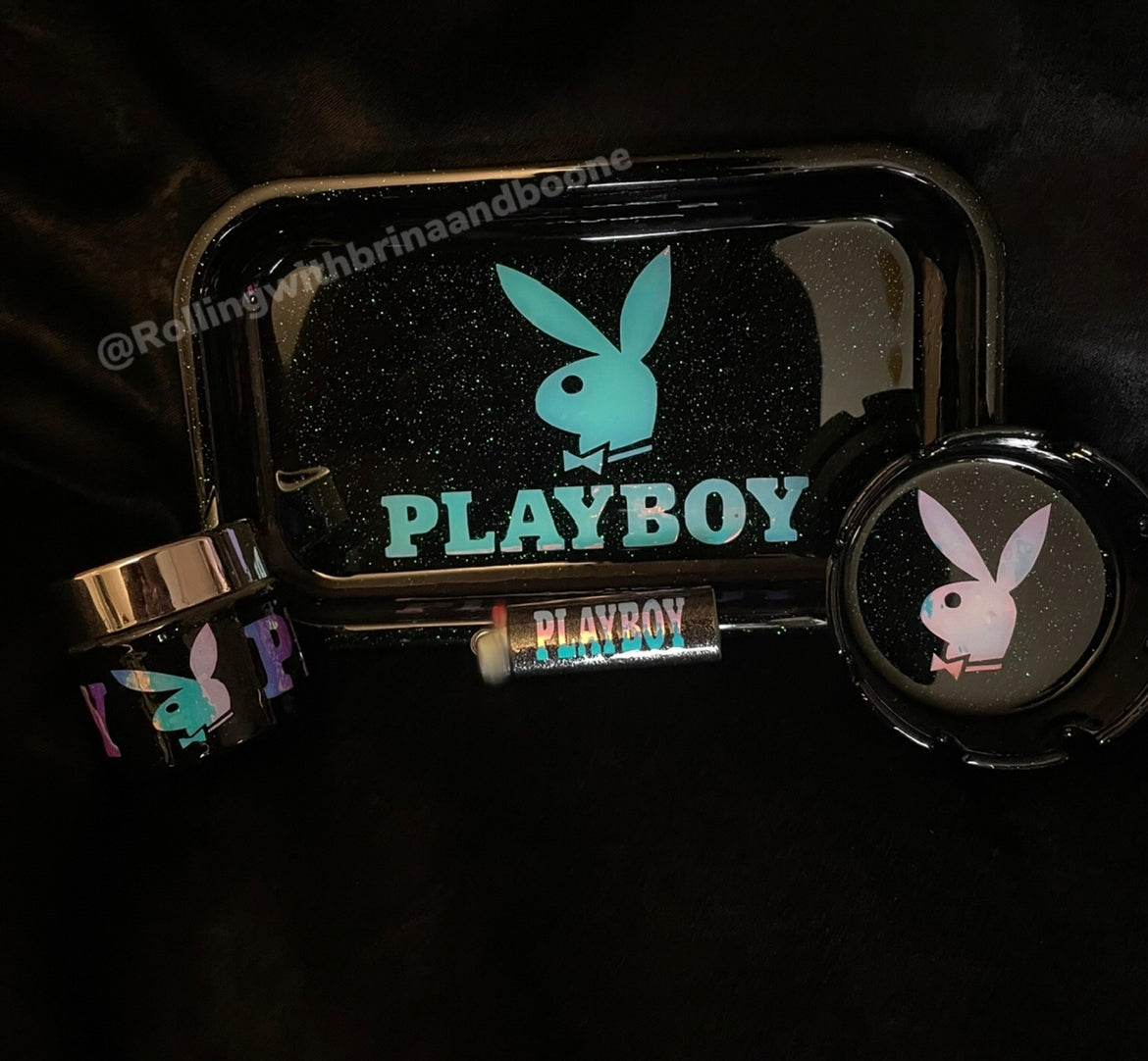 PlayBoy Rolling Tray Set
