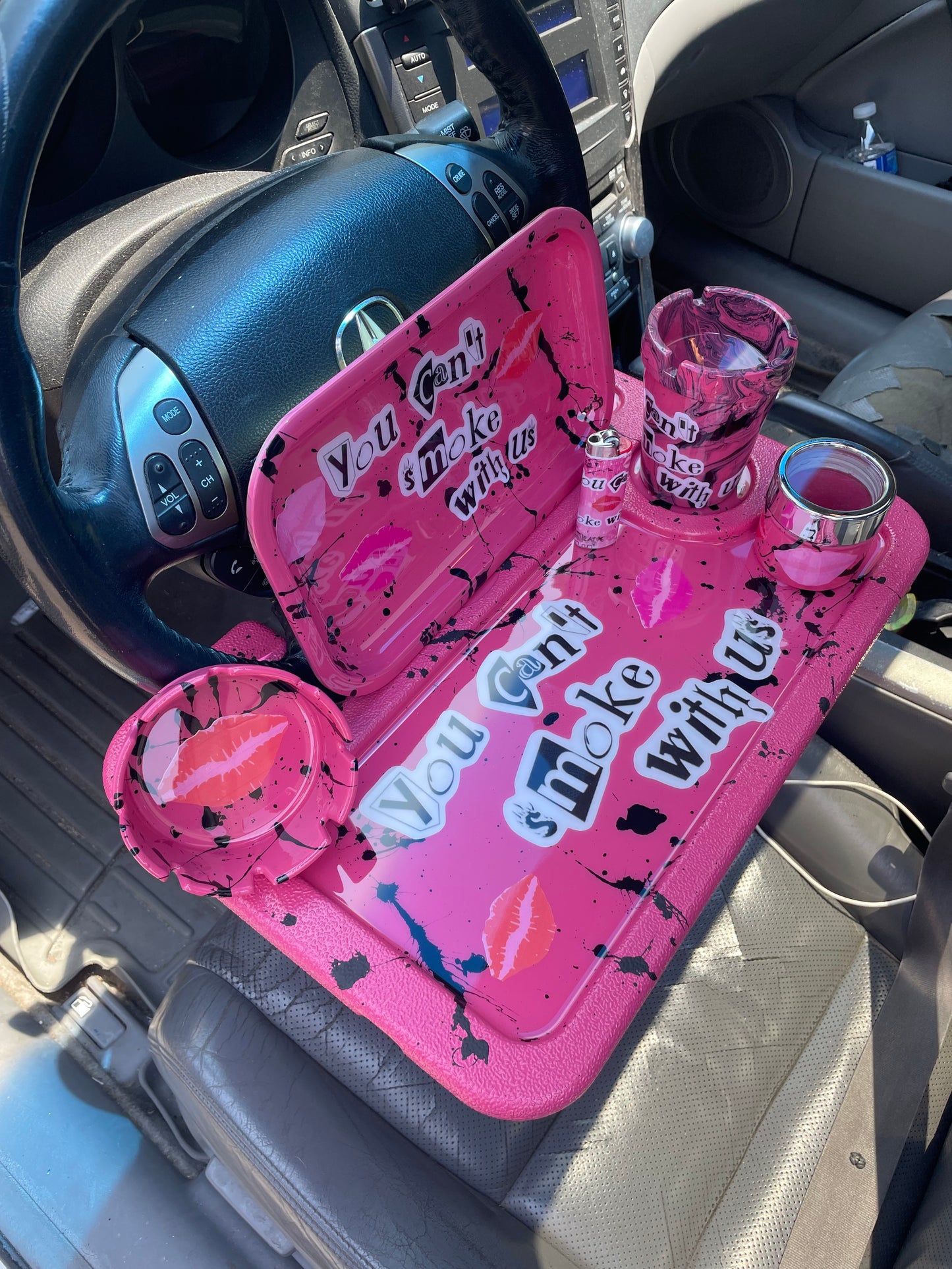 Mean Girl Girly Theme Car Rolling Tray/Sets