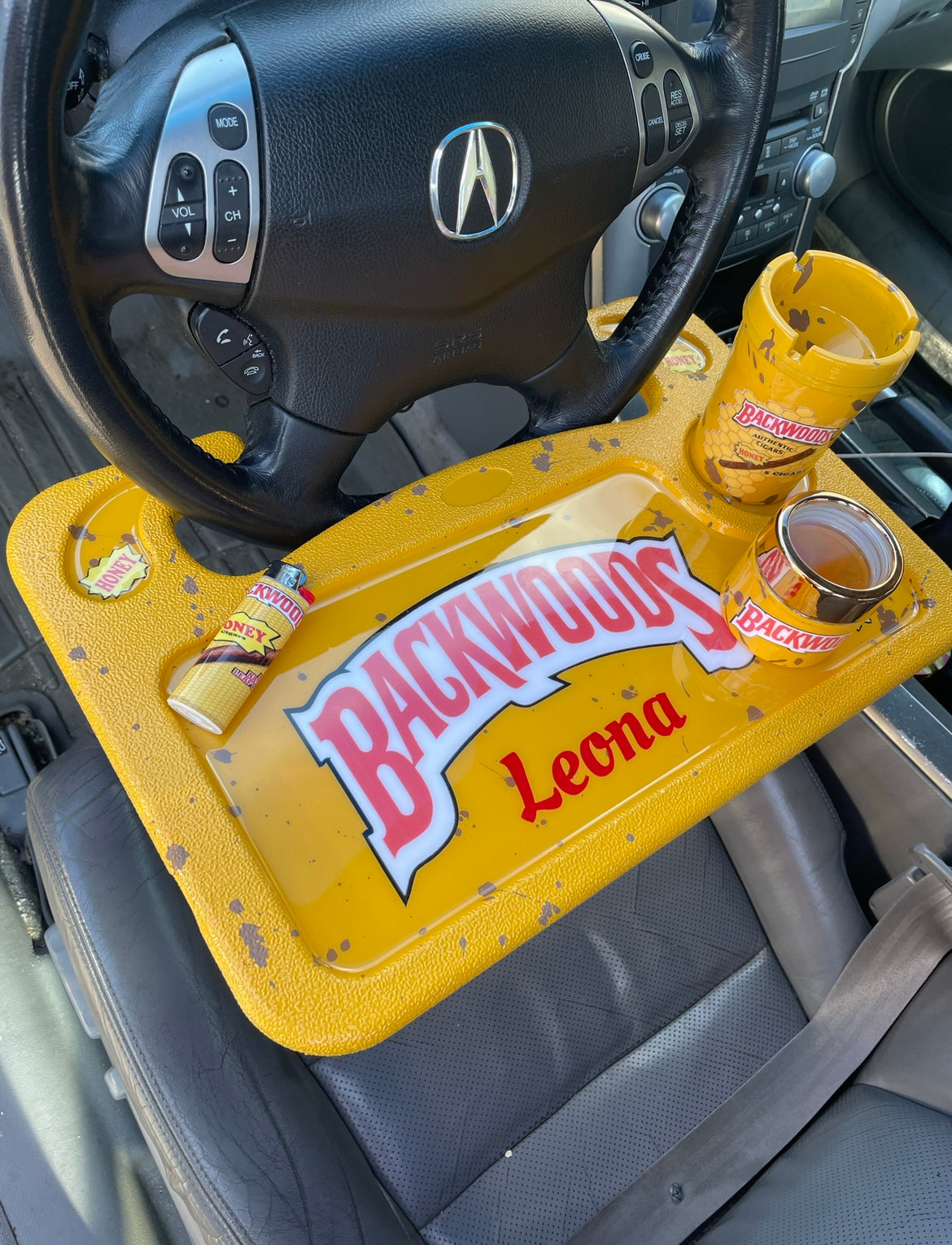 Custom Backwoods Car Rolling Tray/Sets