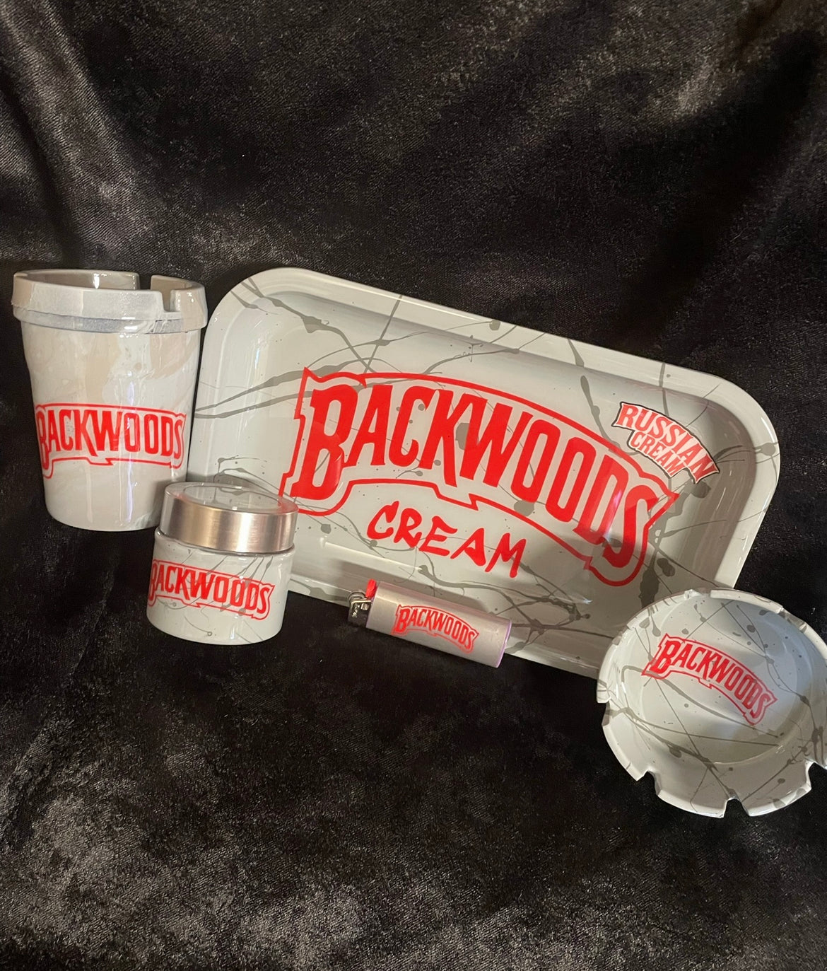 Custom Backwoods Rolling Tray Sets