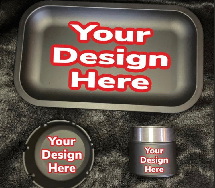 100% Custom Rolling Tray Sets