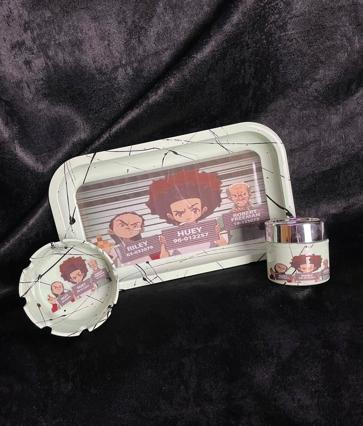 Custom Boondocks Rolling Tray Sets