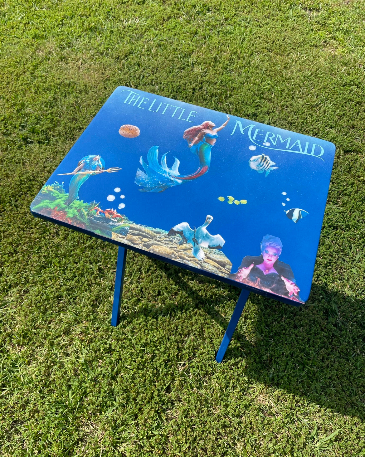 Custom Mermaid Tv Table Tray
