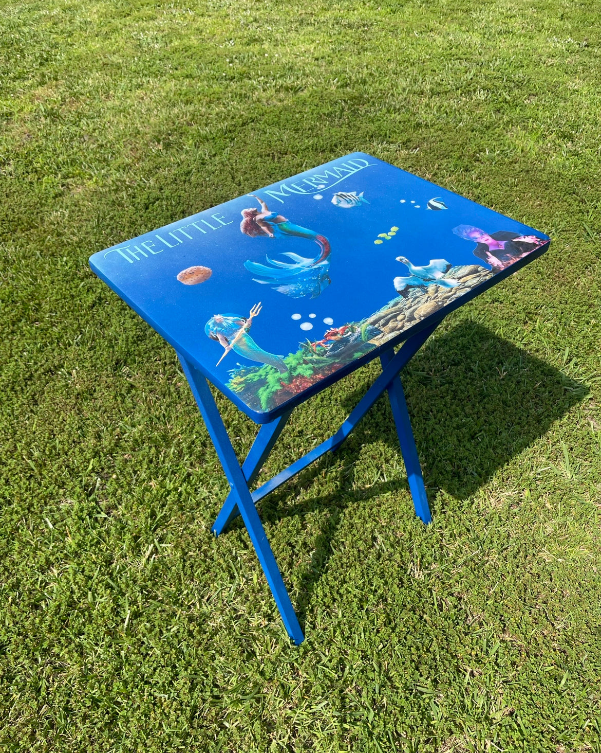 Custom Mermaid Tv Table Tray
