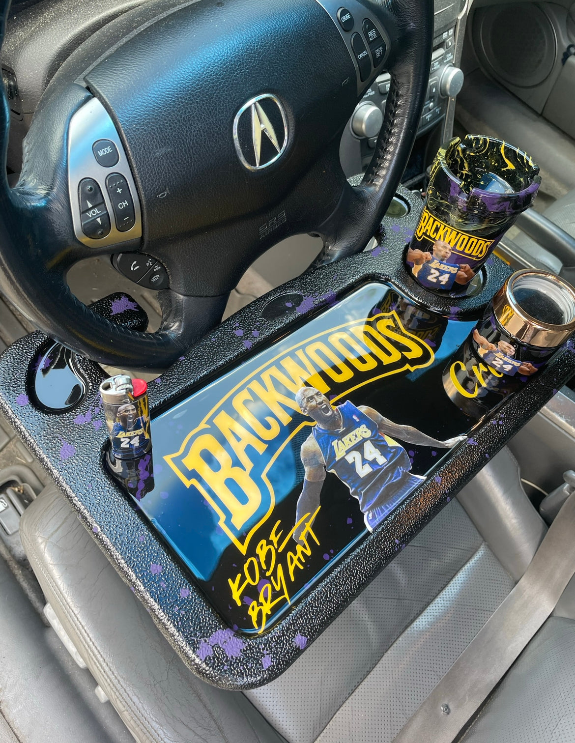 Backwoods X Kobe Car Rolling Tray/Sets