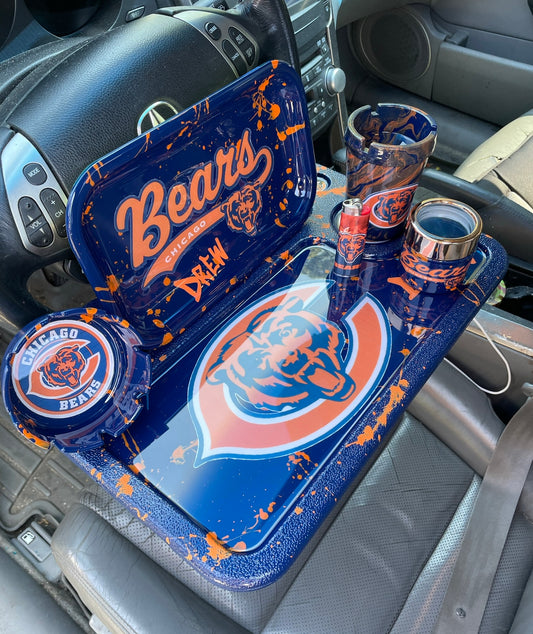 Custom Bears Car Rolling Tray/Sets