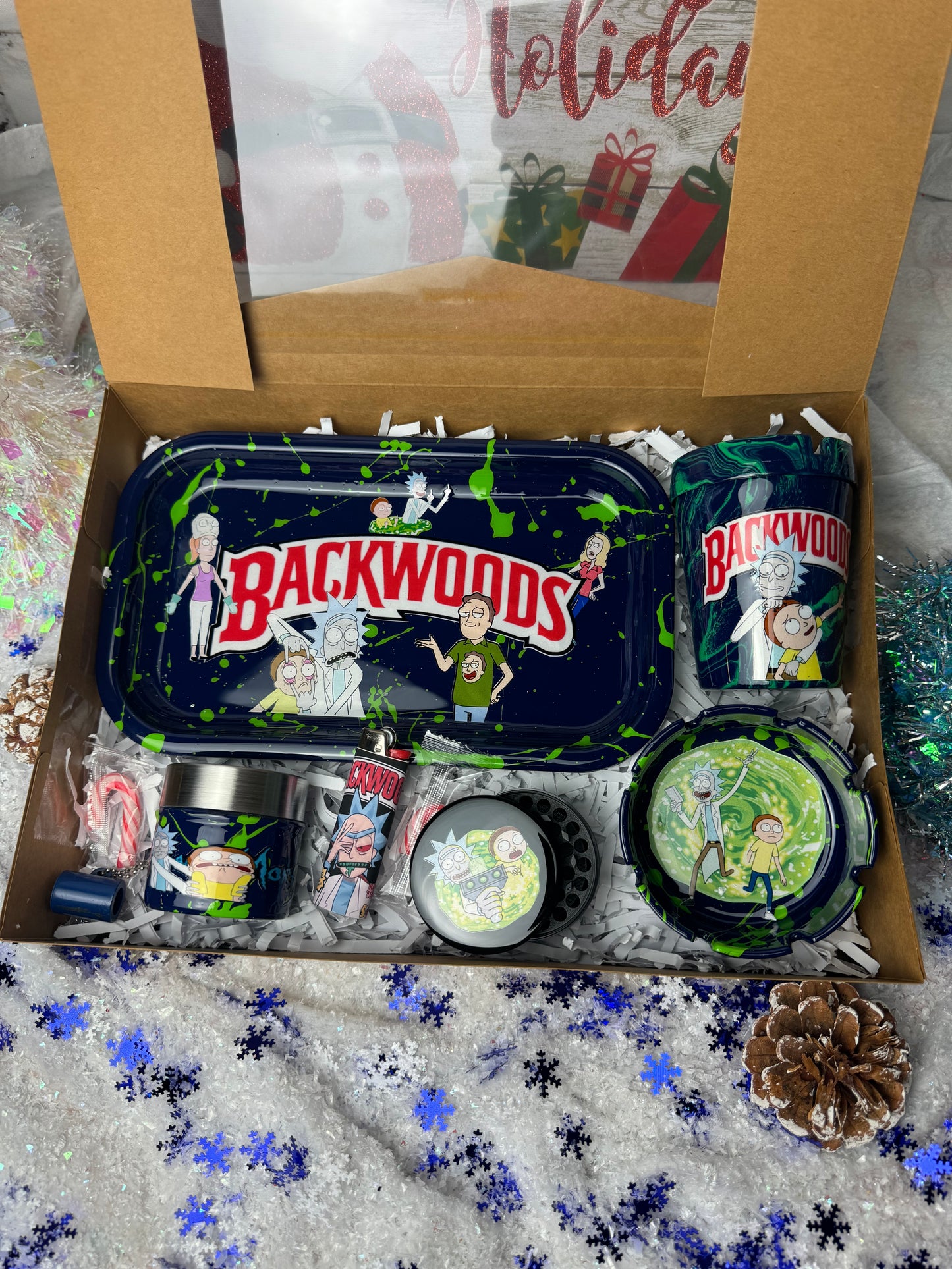 Custom Rolling Tray Set Gift Boxes