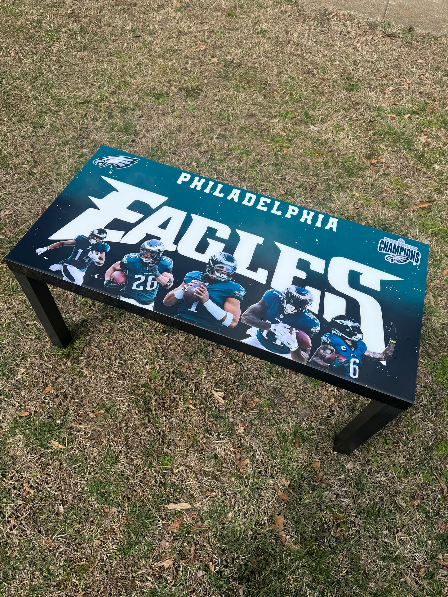 Custom Football Coffee Table