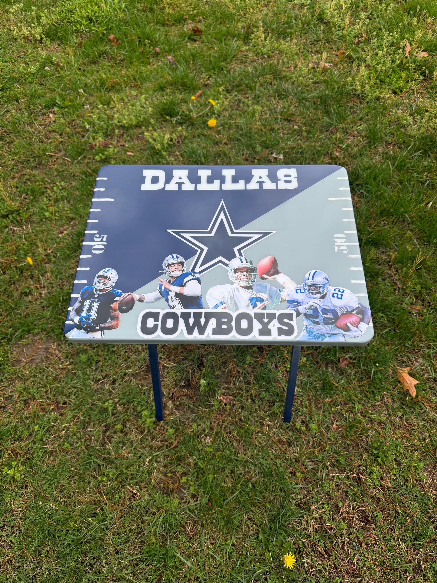 Custom Football Tv Table Trays