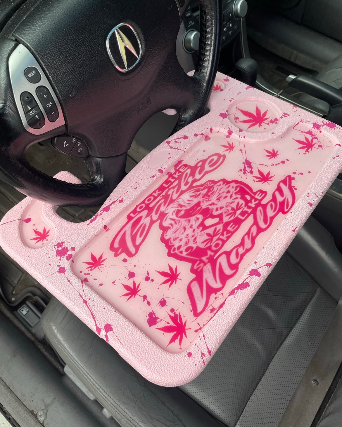 Custom Girly Car Rolling Tray/Sets