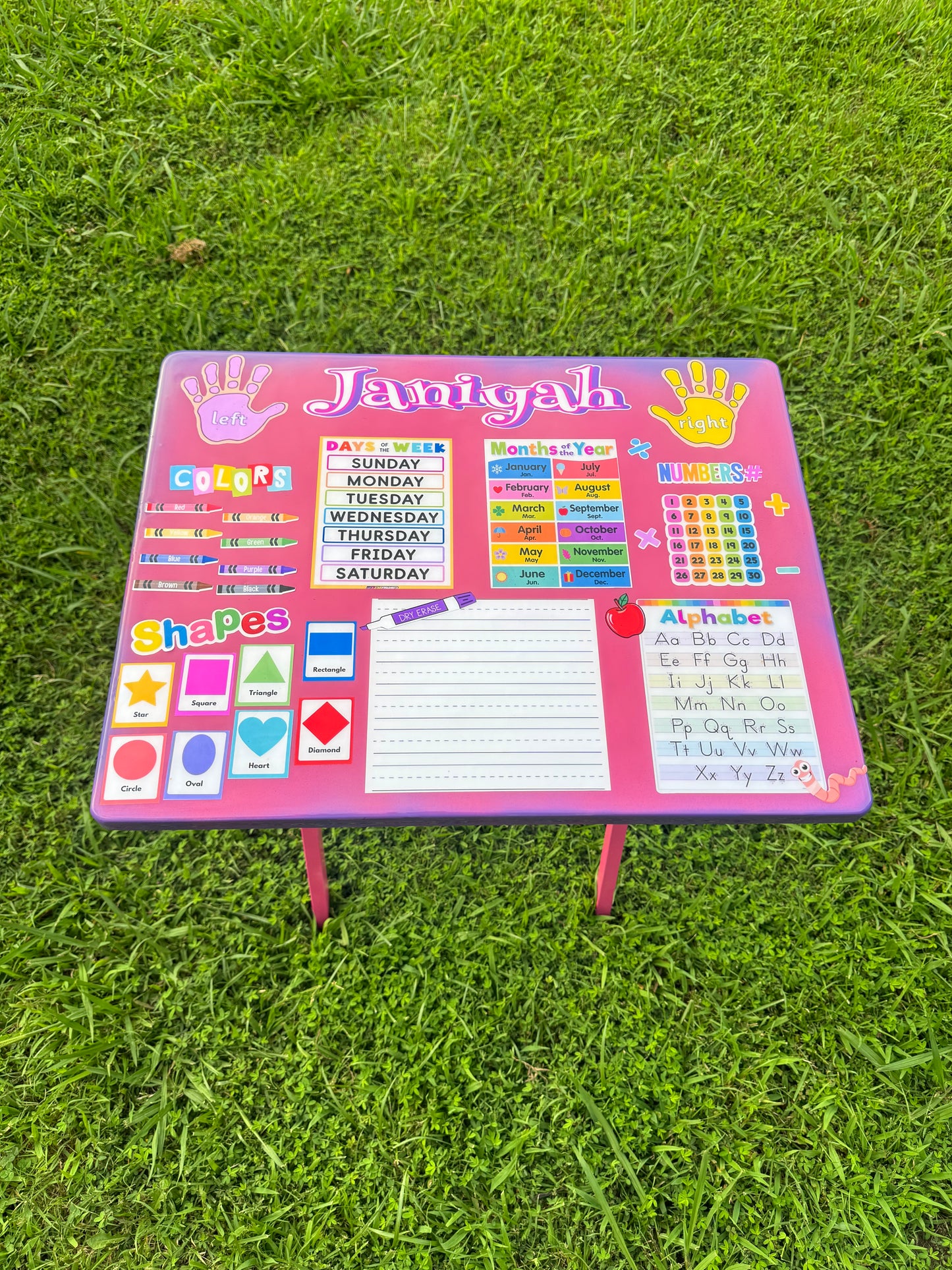 Custom Learning Tables for Kids