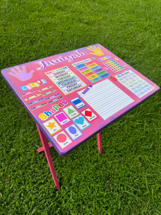 Custom Learning Tables for Kids