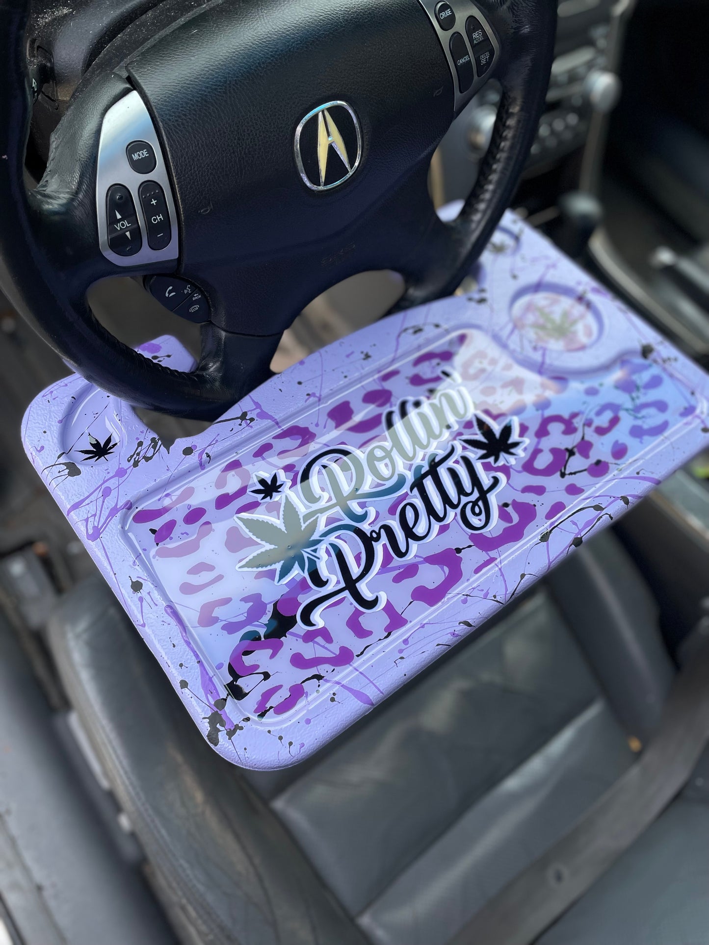 Pretty Stoner Car Tray Set | Custom Girly Car Trays/sets