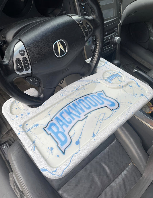 Custom Backwoods Car Rolling Tray/Set