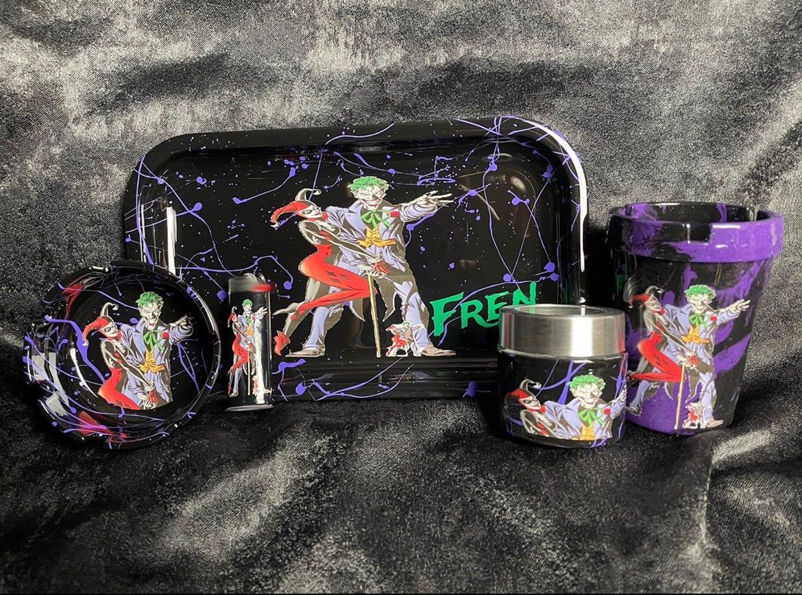 Joker & HQ Custom Rolling Tray/Sets