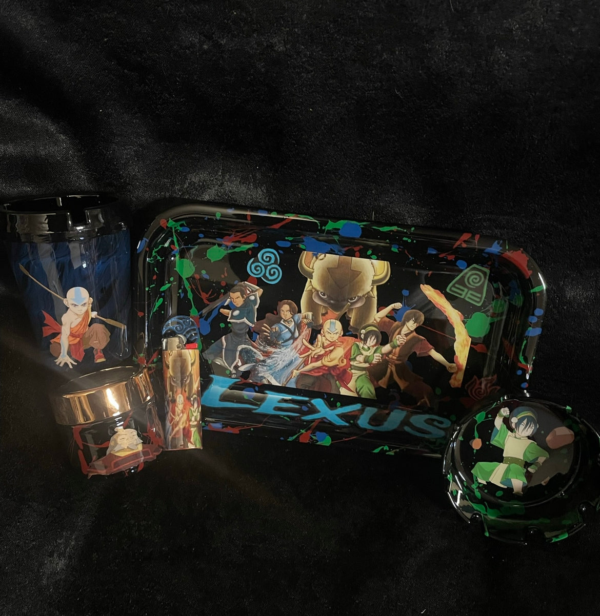 Custom Anime Rolling Tray Set