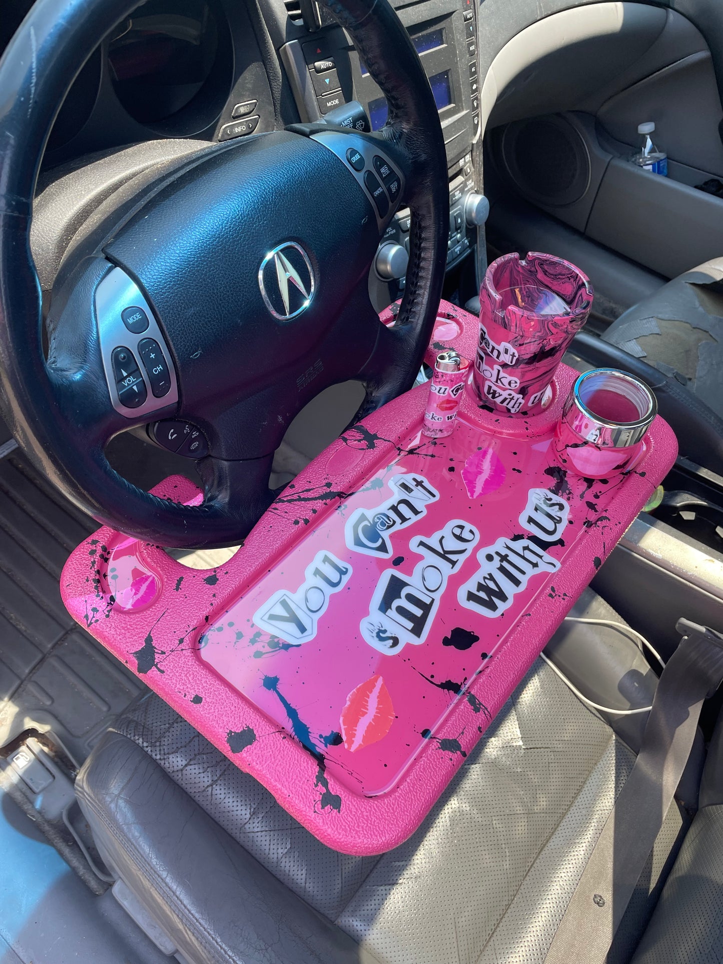 Mean Girl Girly Theme Car Rolling Tray/Sets