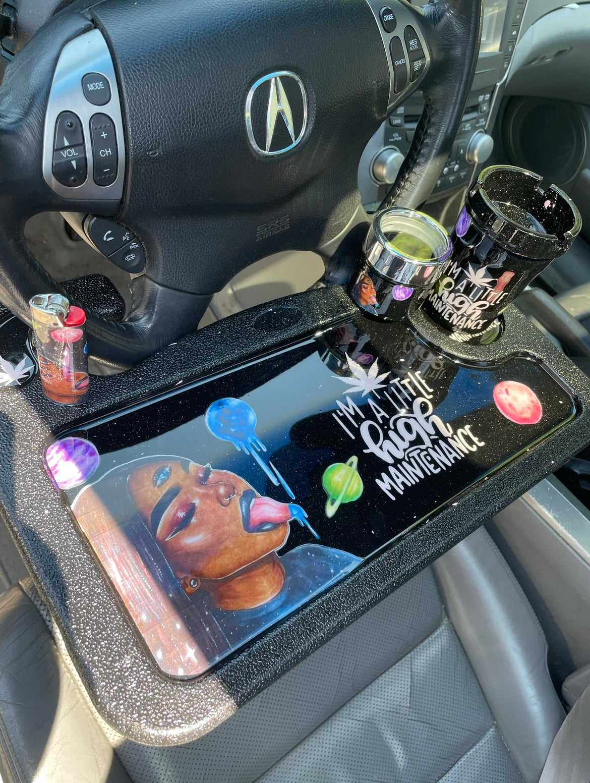 Third Eye Girl Car Rolling Tray/Sets