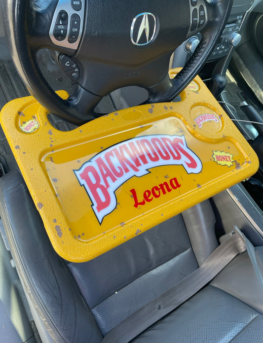 Custom Backwoods Car Rolling Tray/Sets