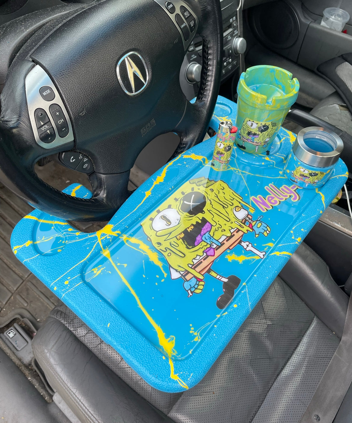 Trippy Sponge BOB Custom Rolling Tray/Sets