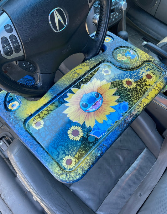 Custom Stitch Car Tray/Sets