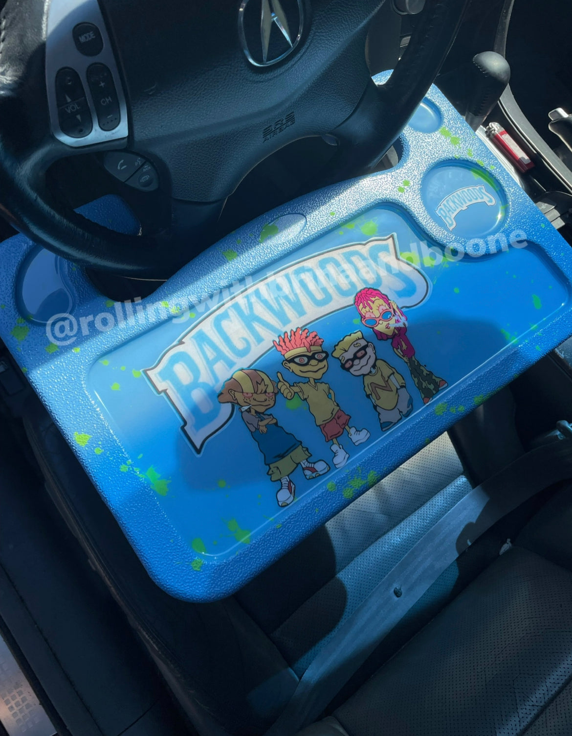 Backwoods X Rocket Powerr Car Rolling Tray/Sets