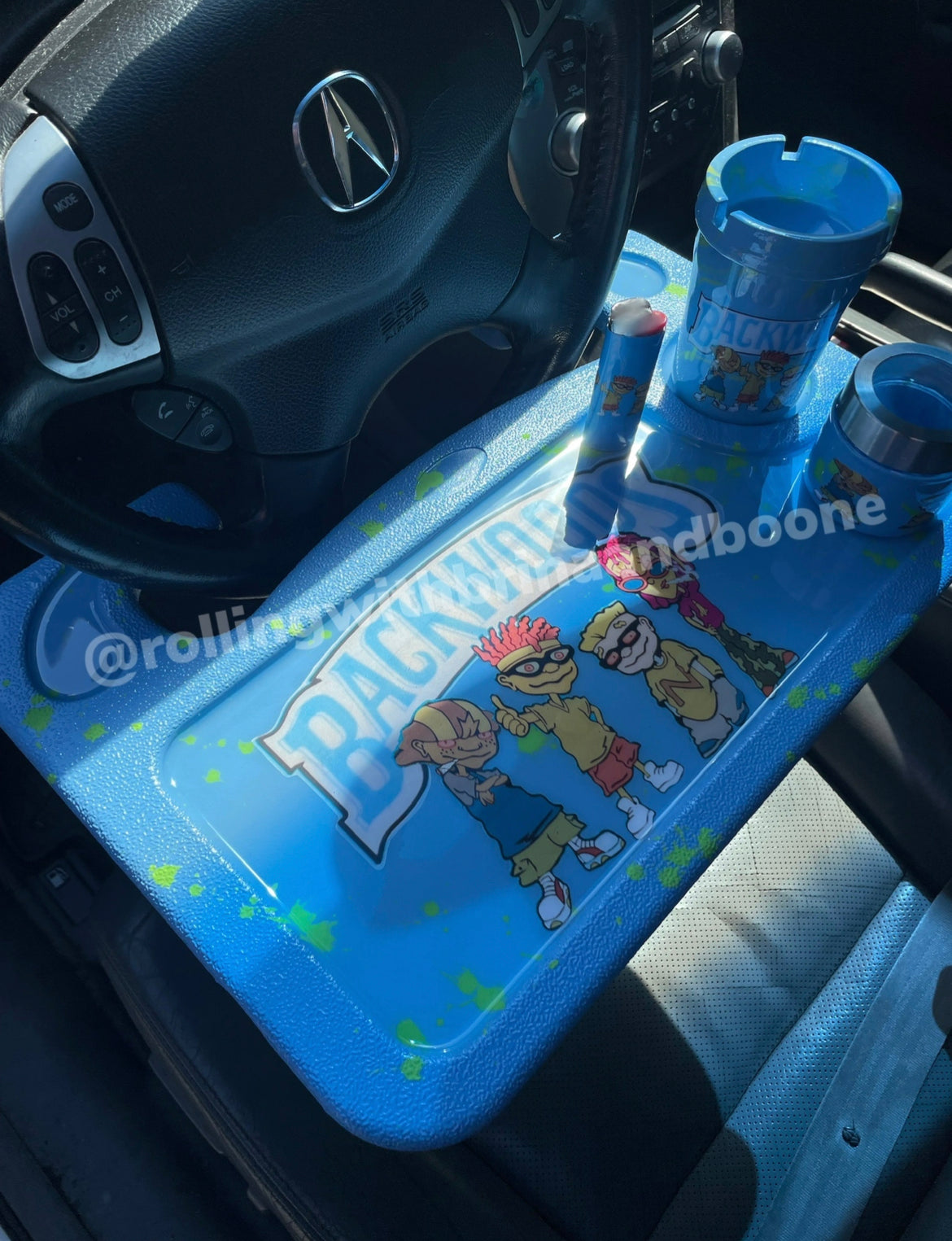 Backwoods X Rocket Powerr Car Rolling Tray/Sets