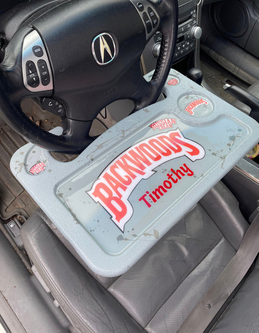 Custom Russian Creme Backwoods Car Tray/Sets