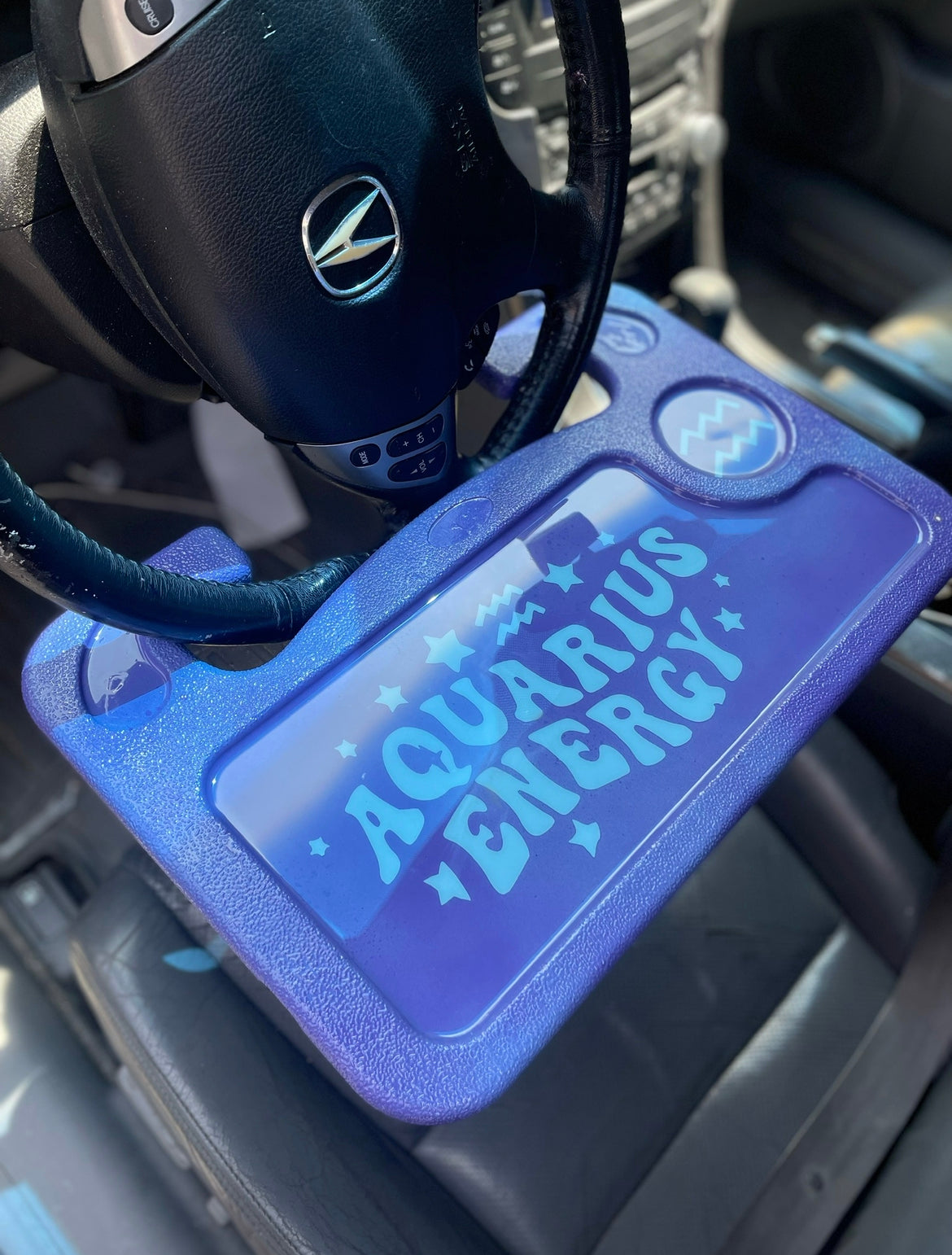 Custom Zodiac Car Steering Wheel Tray/Sets