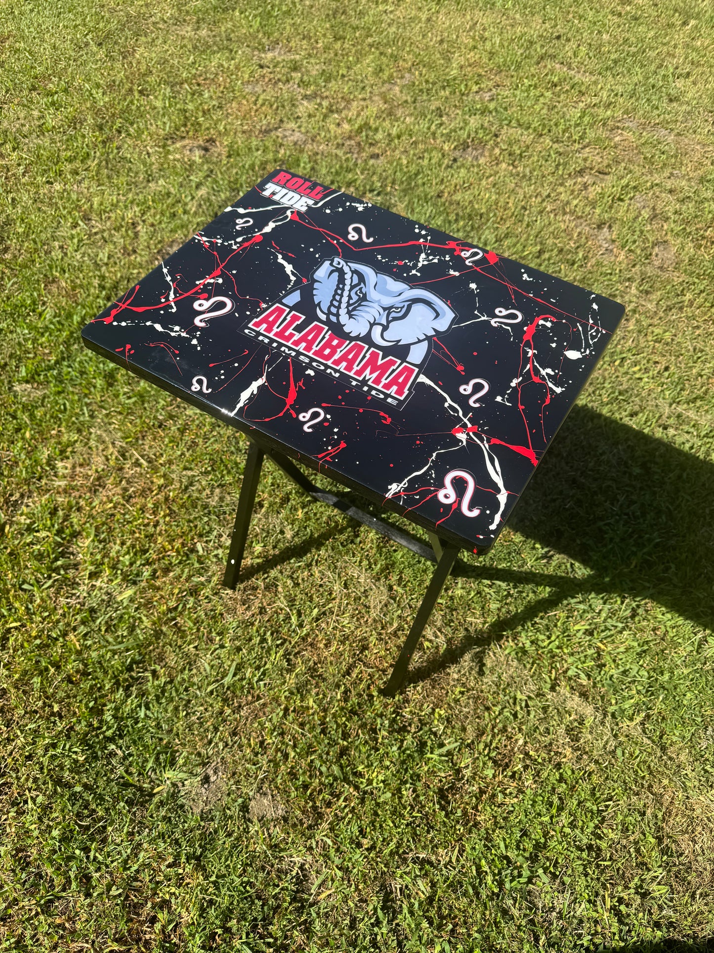 Custom College Football Table Tray