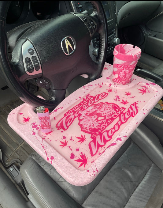 Custom Girly Car Rolling Tray/Sets