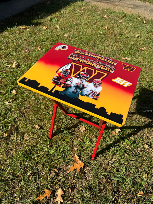Custom Football Tray Table