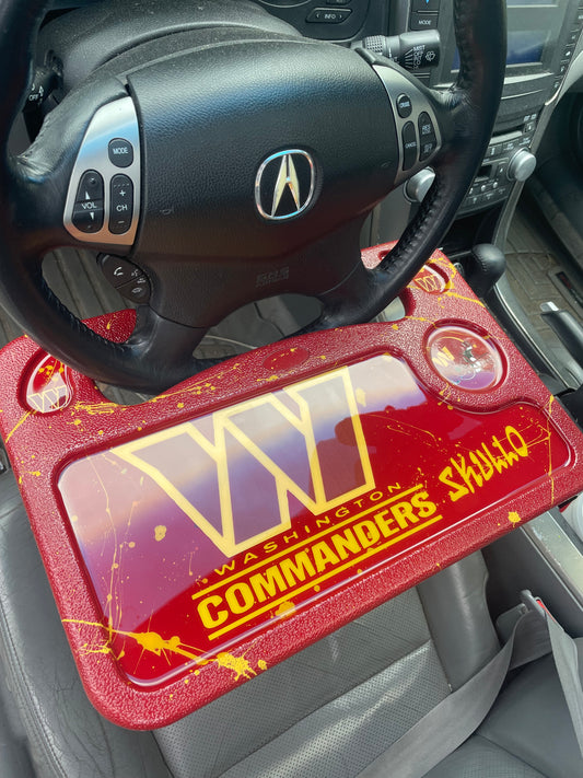 Custom Football Car Tray