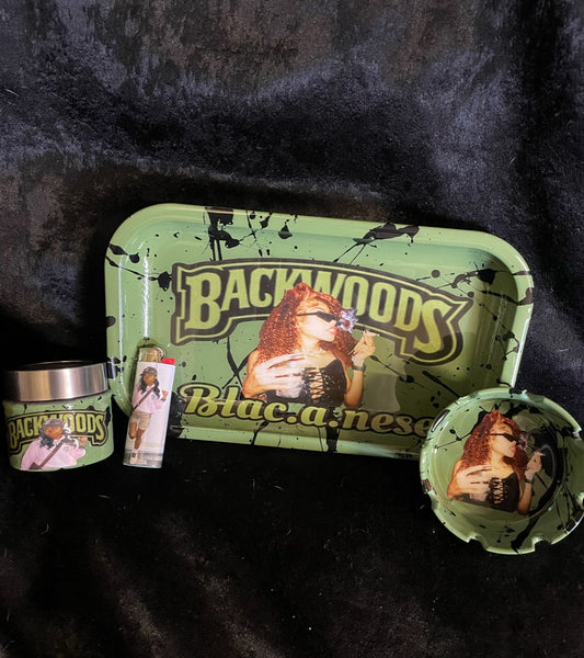 Custom Pictures X Backwoods Rolling Tray Set | Upload Your picture