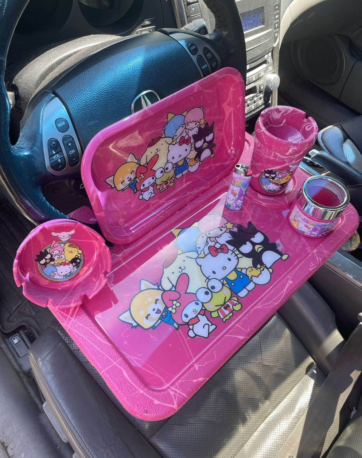 Custom Girly Car Tray/Sets