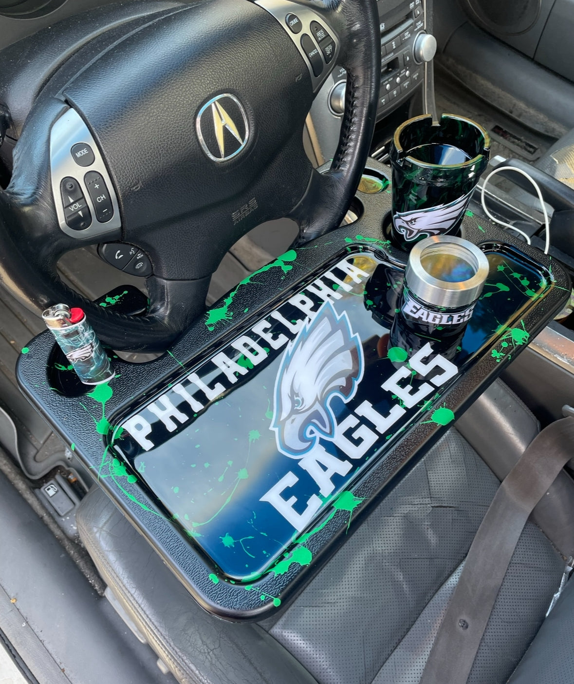 Custom Football Team Car Tray/Sets