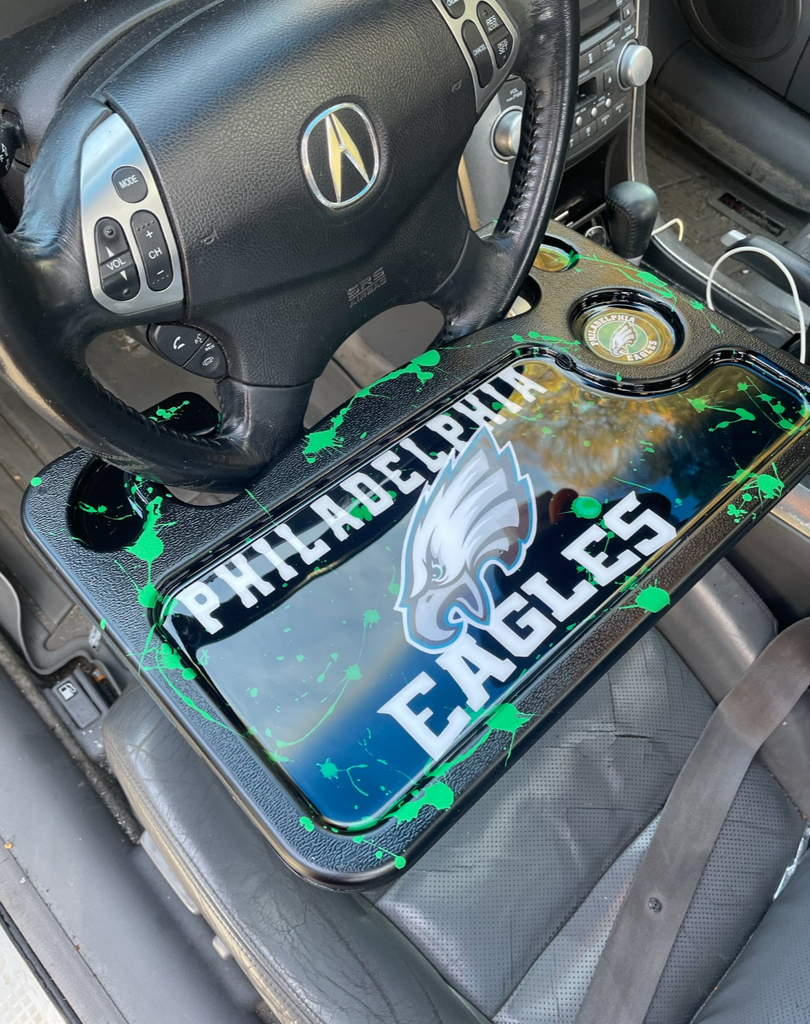 Custom Football Team Car Tray/Sets