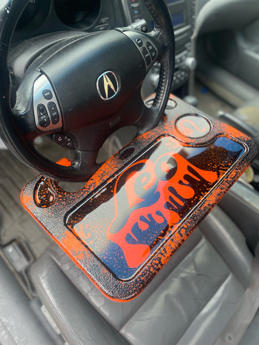 Custom Leo Car Steering Wheel Tray/Sets